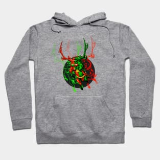 3-D Deer - 2 Hoodie